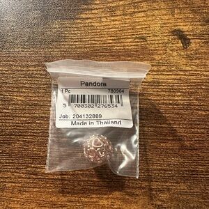 Pandora Charm Rose Gold Plated Hearts All Over